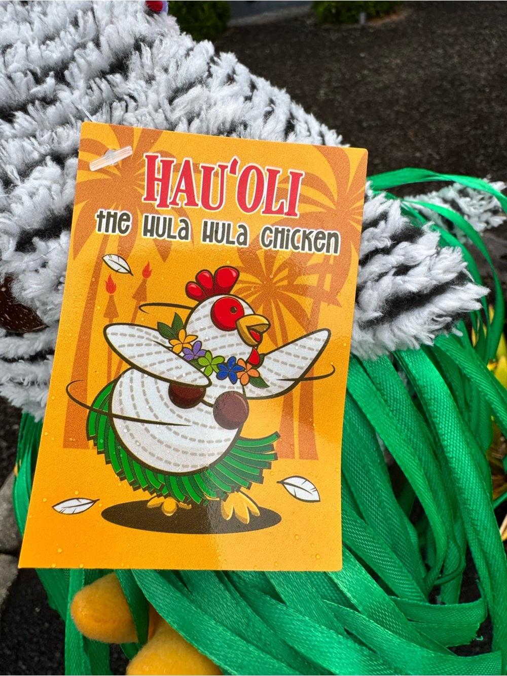 Hawaiian Stuff Hau‘oli Hula Hula Chicken Plush Doll Hawaii Collectible - Picture 6 of 9